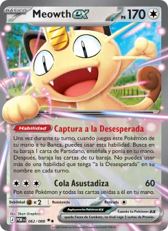Meowth ex, Equilibrio Perfecto No. 062 Holo