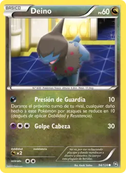Deino, Dragones Majestuosos Nº 94 Normal