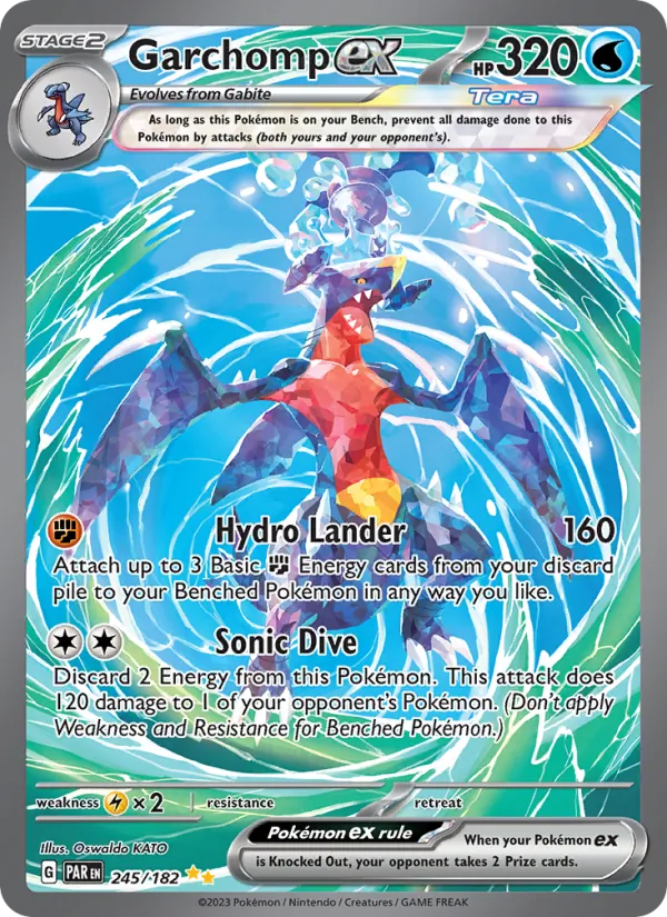 Garchomp ex, Paradox Rift No. 245