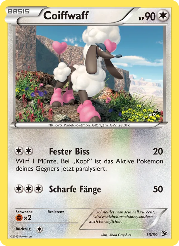Coiffwaff, Willkommen in Kalos Nº 33