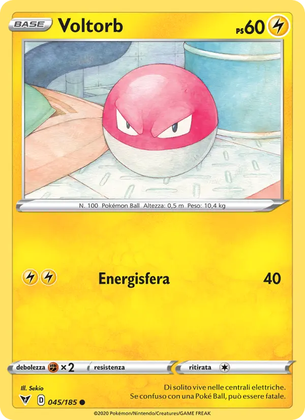 Voltorb, Voltaggio Sfolgorante No. 45
