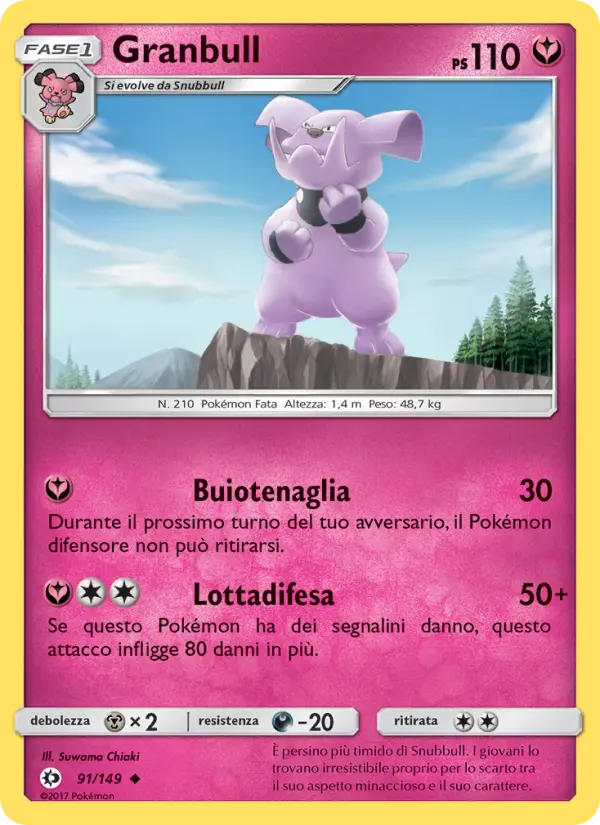 Granbull, Sole e Luna No. 91