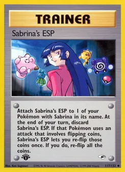Sabrina's ESP, Gym Heroes No. 117 Normal