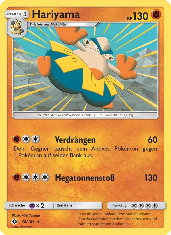 Hariyama, Sonne & Mond No. 68