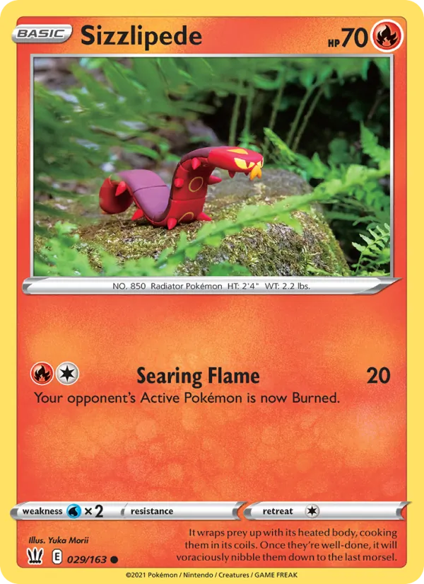 Sizzlipede, Battle Styles No. 29