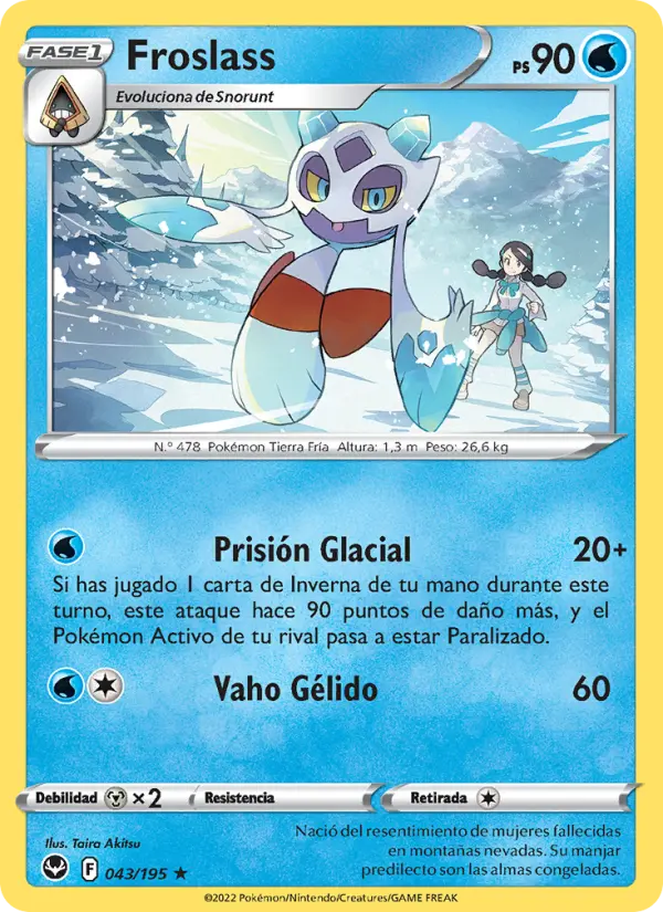 Froslass, Tempestad Plateada Nº 043