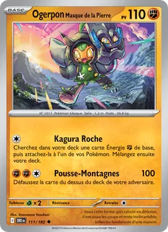 Ogerpon Masque de la Pierre, Rivalités Destinées Nº 111 Normal
