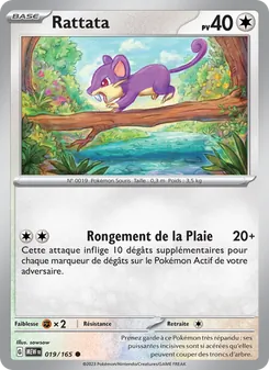 Rattata, 151 Nº 019 Normal