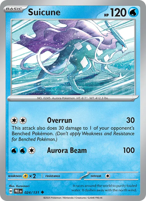 Suicune, Prismatic Evolutions No. 024