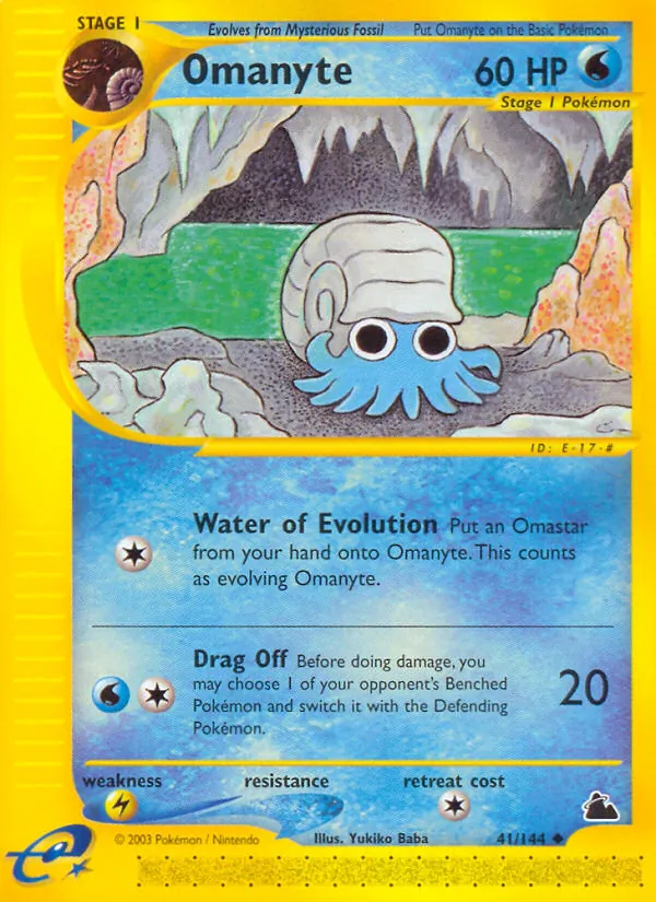 Omanyte, Skyridge No. 41