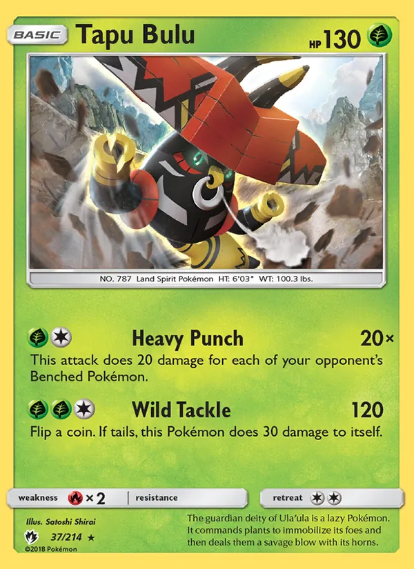 Tapu Bulu, Lost Thunder No. 37
