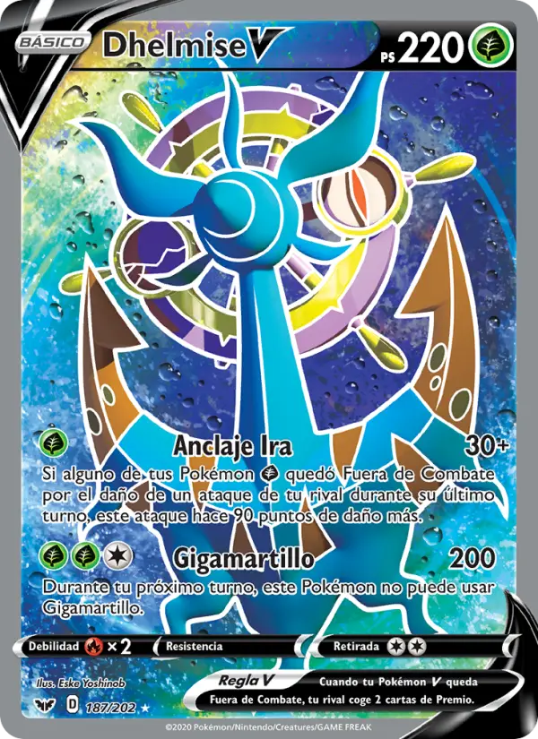 Dhelmise V, Espada y Escudo No. 187