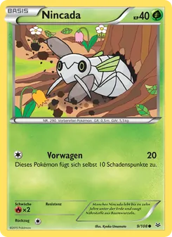 Nincada, Drachenleuchten Nº 9 Normal