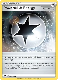 Powerful Colorless Energy, Darkness Ablaze Nº 176 Normal