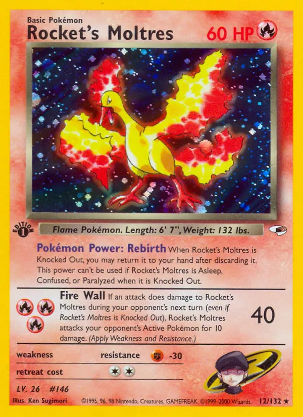 Rocket's Moltres, Gym Heroes No. 12