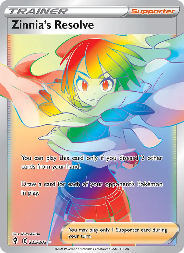 Zinnia's Resolve, Evolving Skies Nº 225