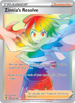 Zinnia's Resolve, Evolving Skies No. 225 Holo