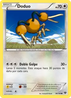 Doduo, XY No. 98 Normal