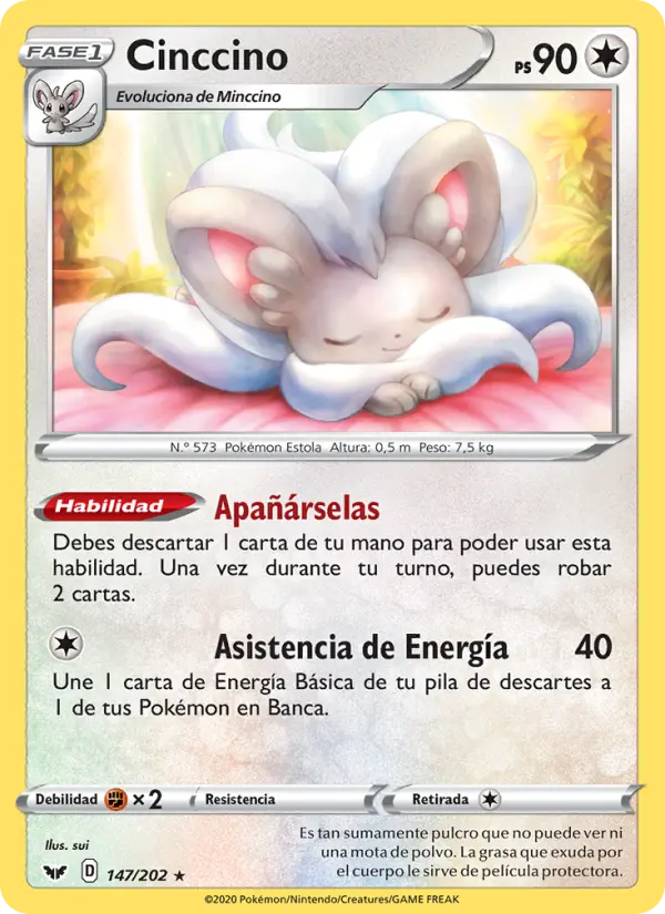 Cinccino, Espada y Escudo No. 147