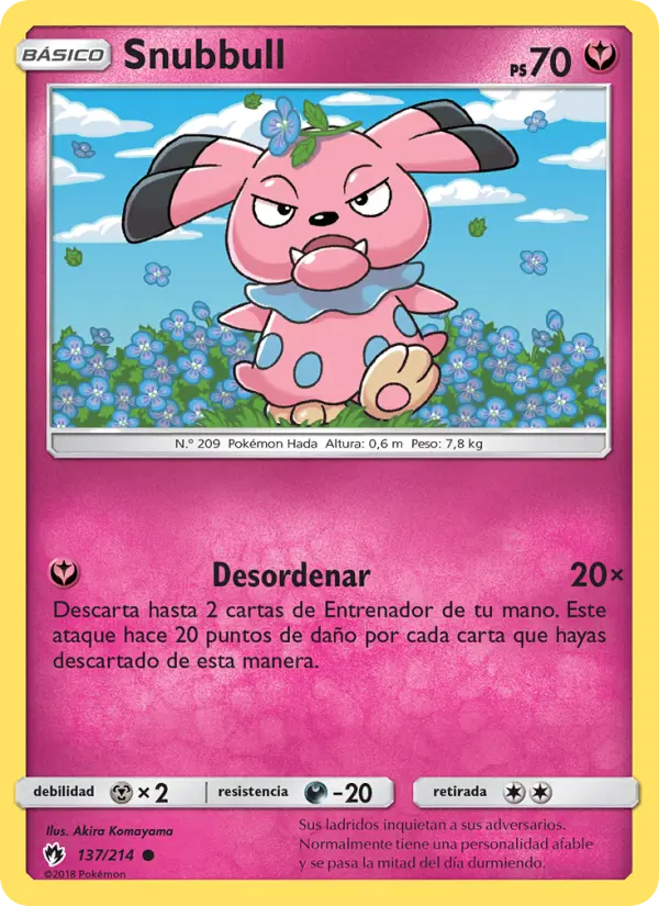 Snubbull, Truenos Perdidos Nº 137