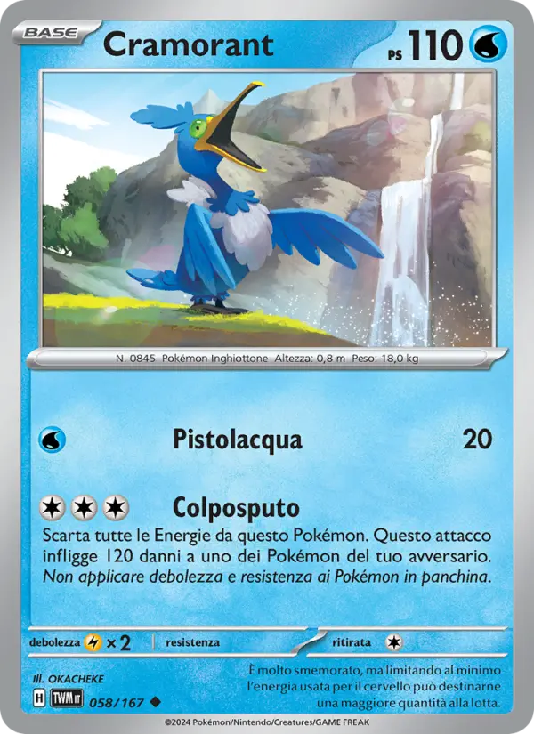 Cramorant, Crepuscolo Mascherato Nº 058