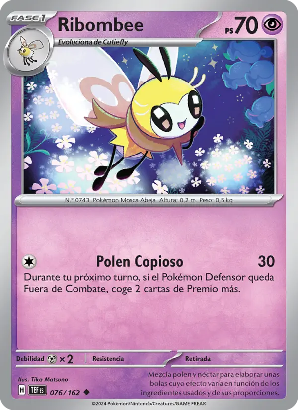 Ribombee, Fuerzas Temporales Nº 076