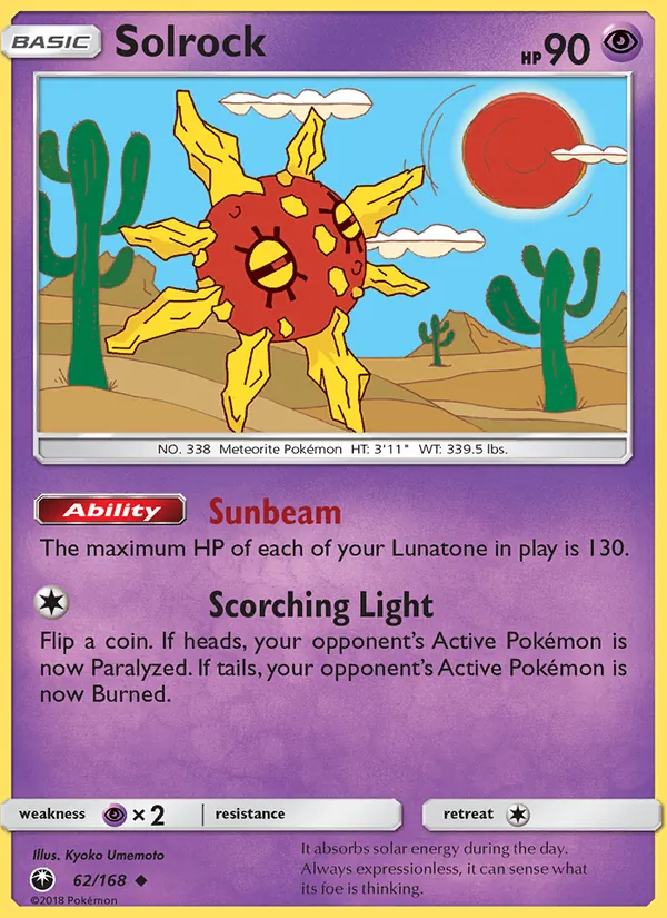 Solrock, Celestial Storm No. 62