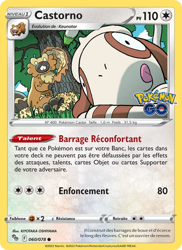 Castorno, Pokémon GO No. 060