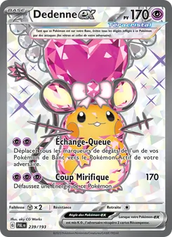 Dedenne-ex, Évolutions à Paldea Nº 239 Holo