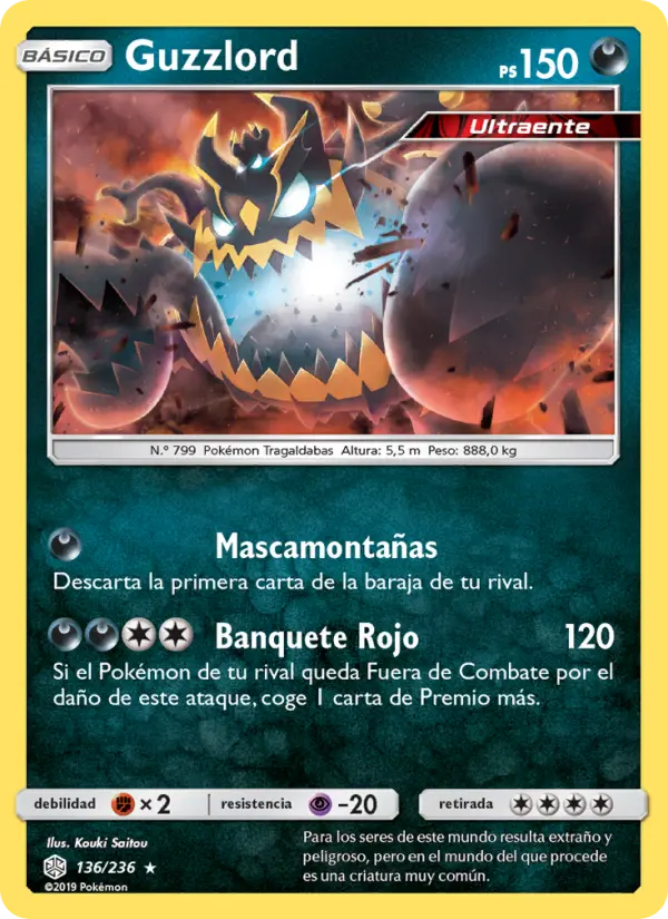 Guzzlord, Eclipse Cósmico No. 136