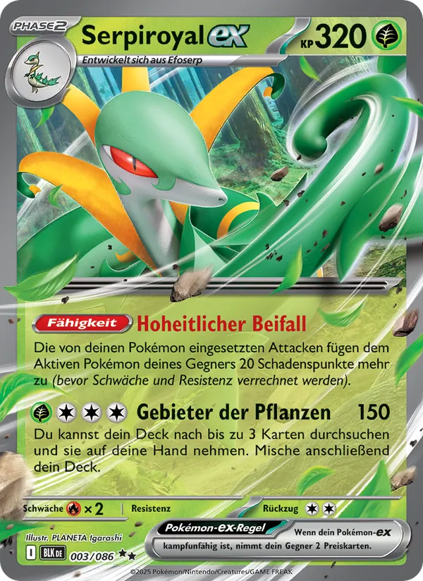 Serpiroyal-ex, Schwarze Blitze Nº 003