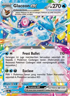 Glaceon ex, Festival Terastal ex No. 041 Normal