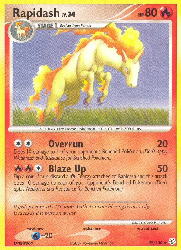 Rapidash, Diamond & Pearl No. 59