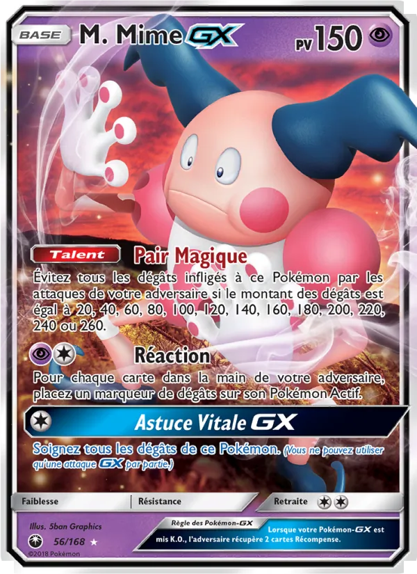 M. Mime GX, Tempête Céleste No. 56