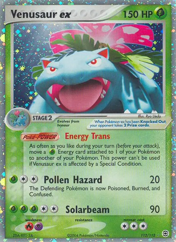 Venusaur ex, FireRed & LeafGreen No. 112