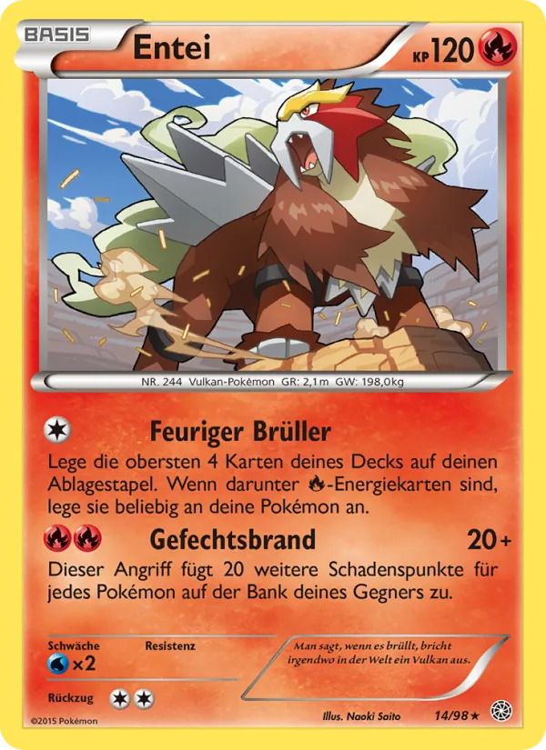Entei, Ewiger Anfang Nº 14