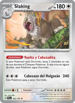 Slaking, Evoluciones en Paldea No. 162 Holo