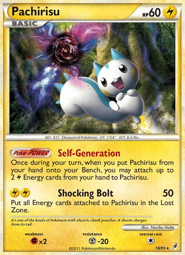 Pachirisu, Call of Legends Nº 18