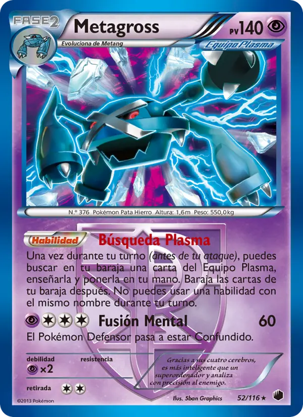 Metagross, Glaciación Plasma No. 52