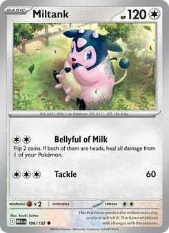 Miltank, Mega Evolution No. 106 Normal