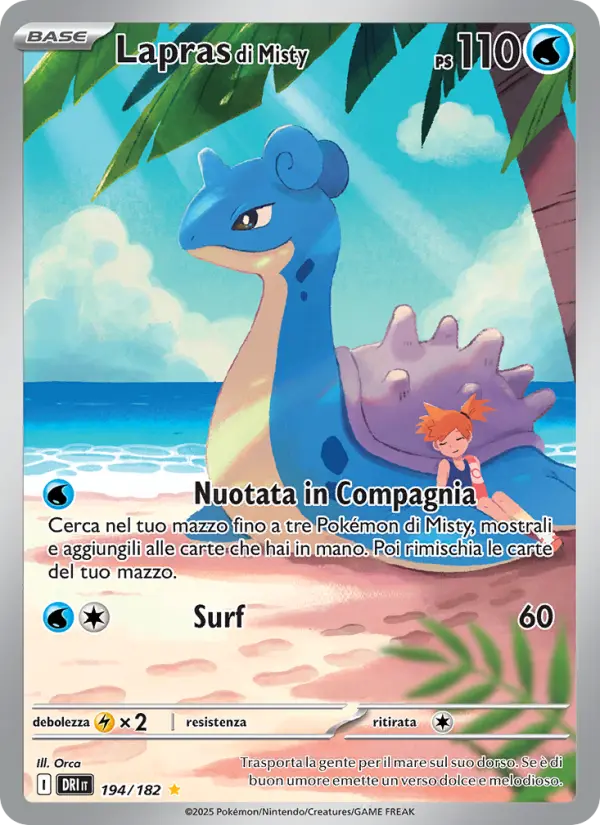 Lapras di Misty, Rivali Predestinati No. 194