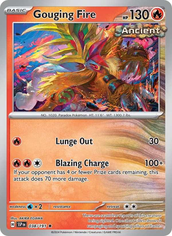 Gouging Fire, Surging Sparks No. 038