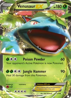 Venusaur EX, XY No. 1