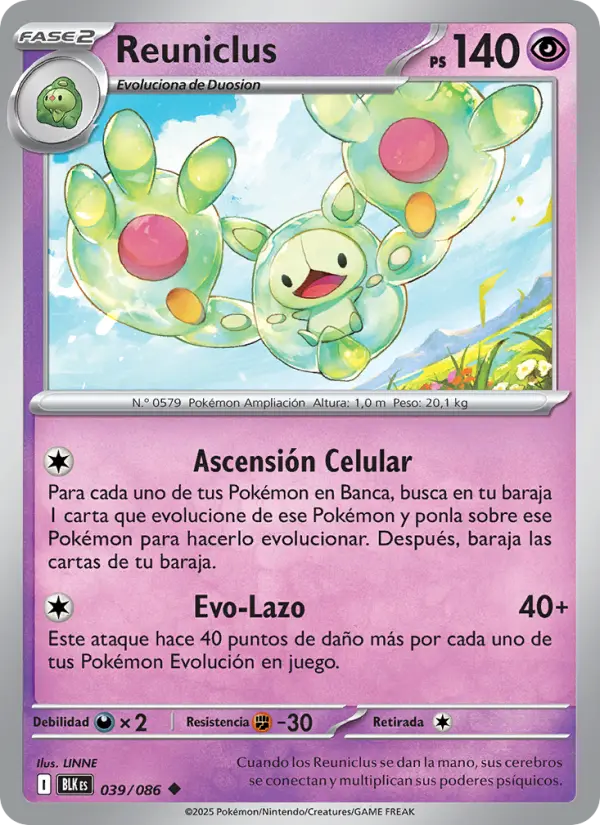 Reuniclus, Fulgor Negro No. 039