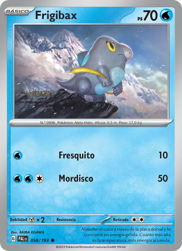 Frigibax, Evoluciones en Paldea Nº 058
