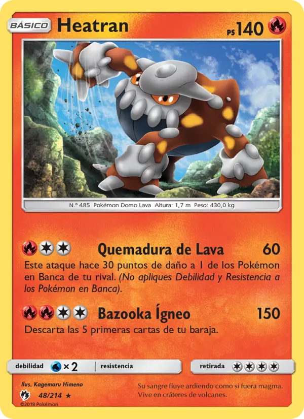 Heatran, Truenos Perdidos Nº 48