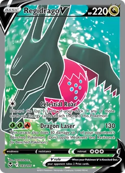 Regidrago V, Silver Tempest Nº 183 Holo