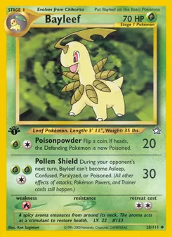Bayleef, Neo Genesis No. 28 Normal