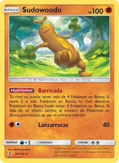 Sudowoodo, Albor de Guadianes No. 66 Normal