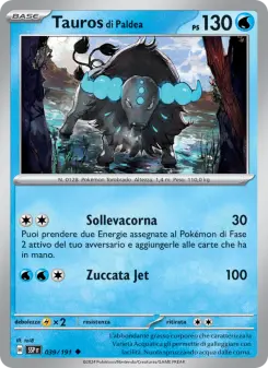 Tauros di Paldea, Scintille Folgoranti No. 039 Normal